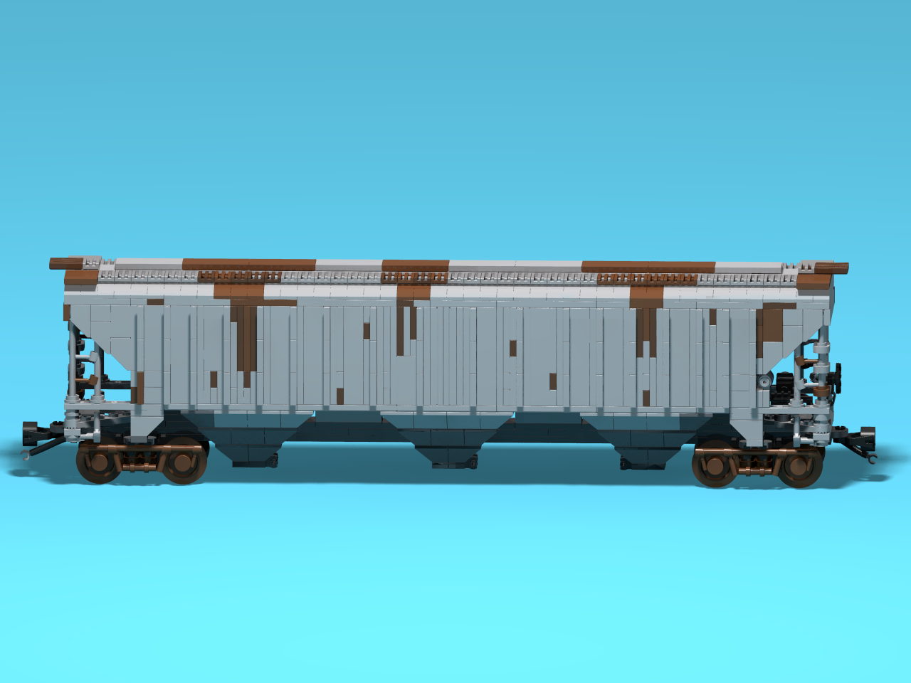 additional image for Weathered Trinity PS4750 Covered Hopper
